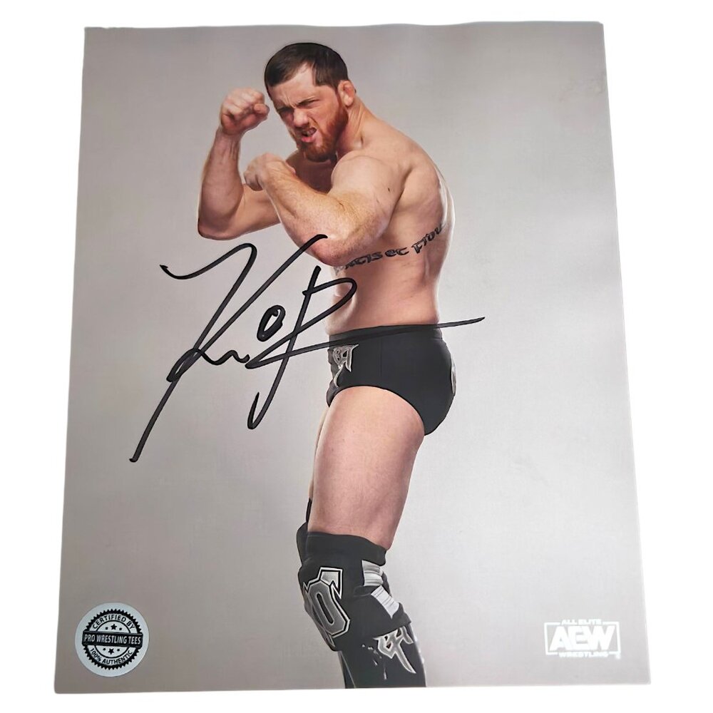 Kyle O'Reilly Autographed All Elite Wrestling (AEW) 8x10 Photo, 100% Authentic